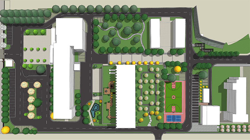 中国科学院测量与地球物理研究所景观绿化改造工程