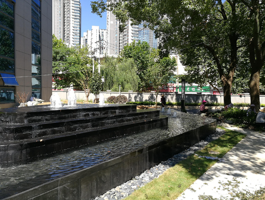 中国科学院测量与地球物理研究所景观绿化改造工程-水景